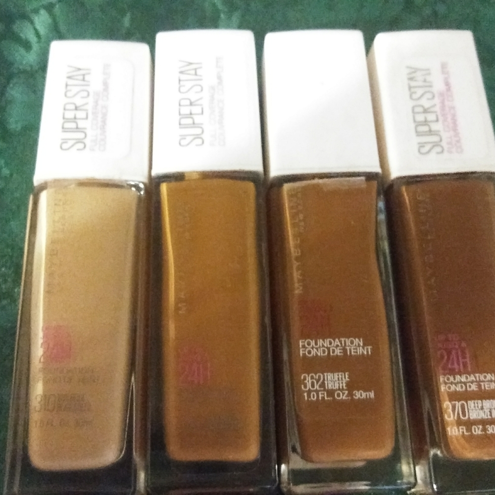 Maybelline superstay foundations